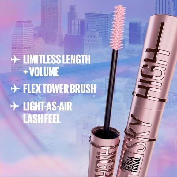 Maybelline lash sensational sky high mascara in blue mist - Picture 4 of 4